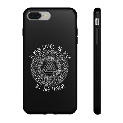 Viking Norse Knotwork Honor Hard Phone Case