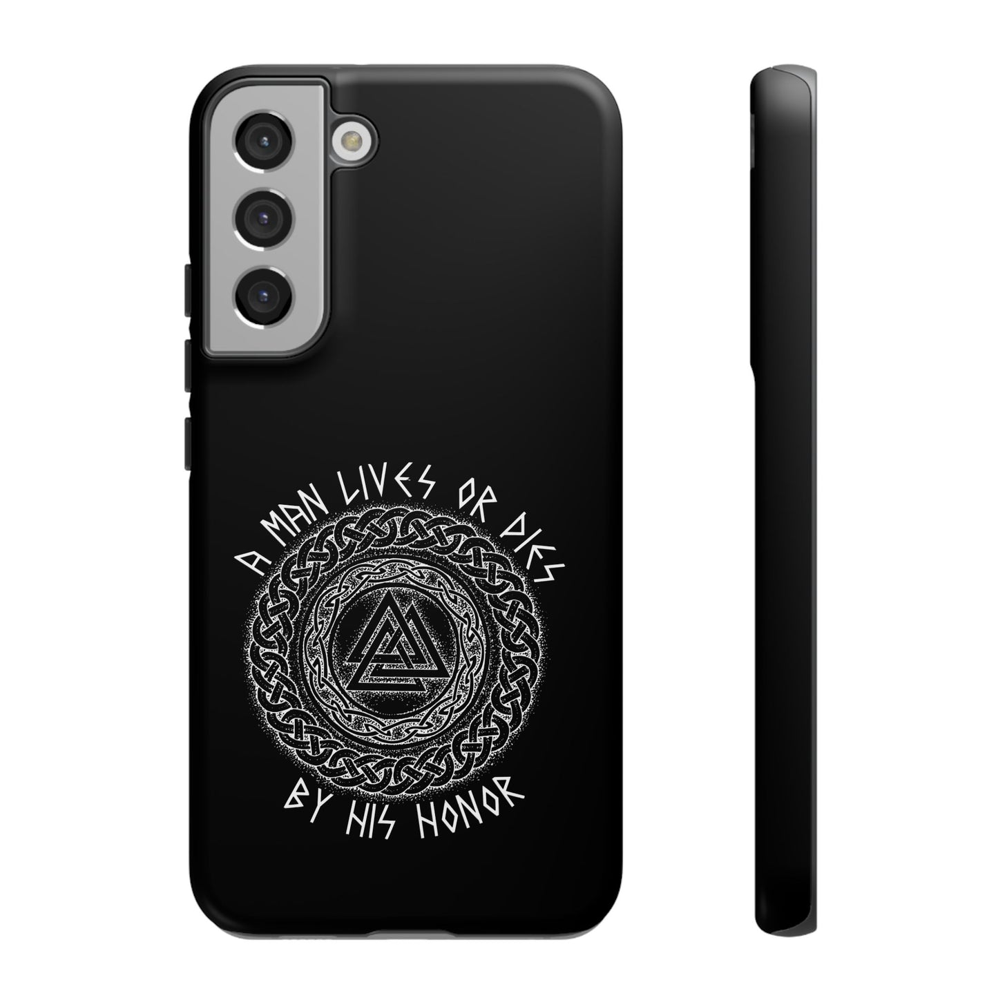 Viking Norse Knotwork Honor Hard Phone Case