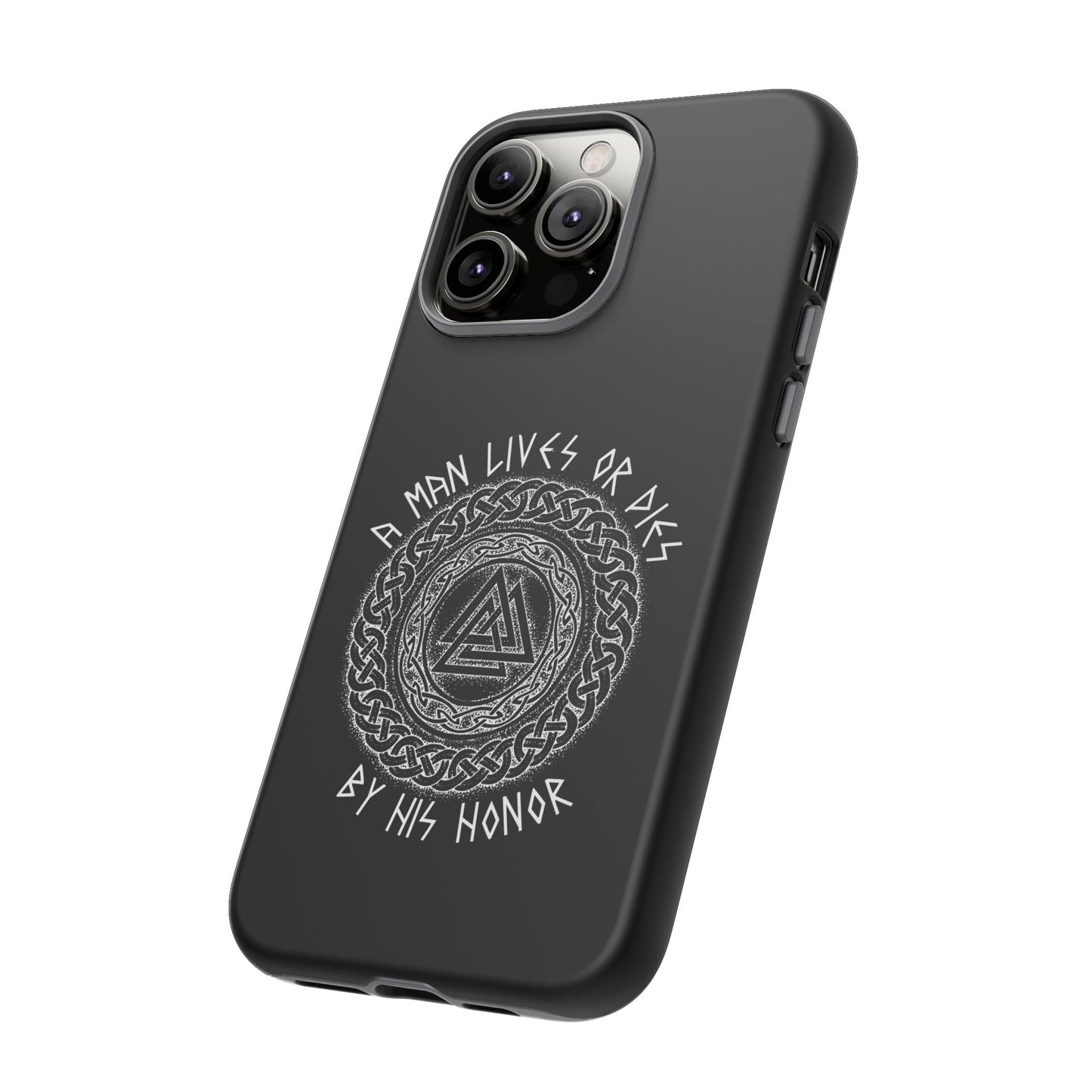 Viking Norse Knotwork Honor Hard Phone Case