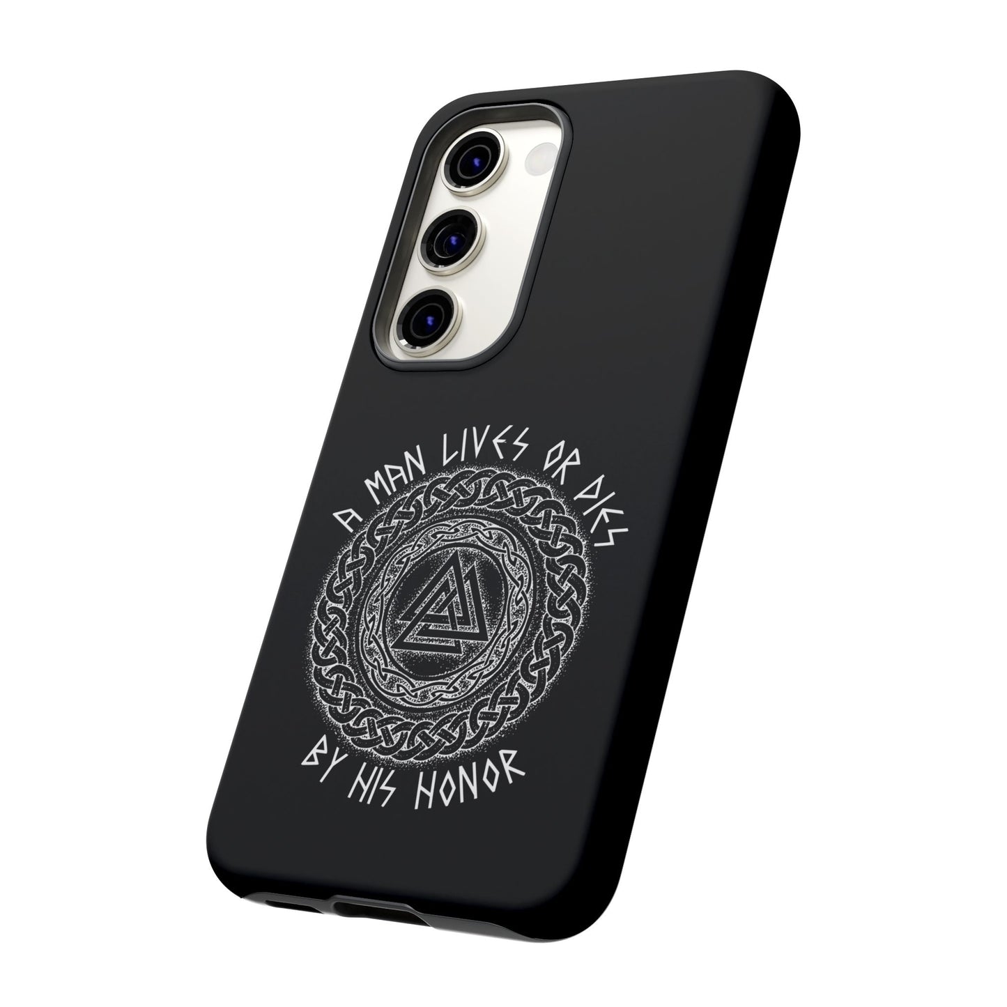 Viking Norse Knotwork Honor Hard Phone Case