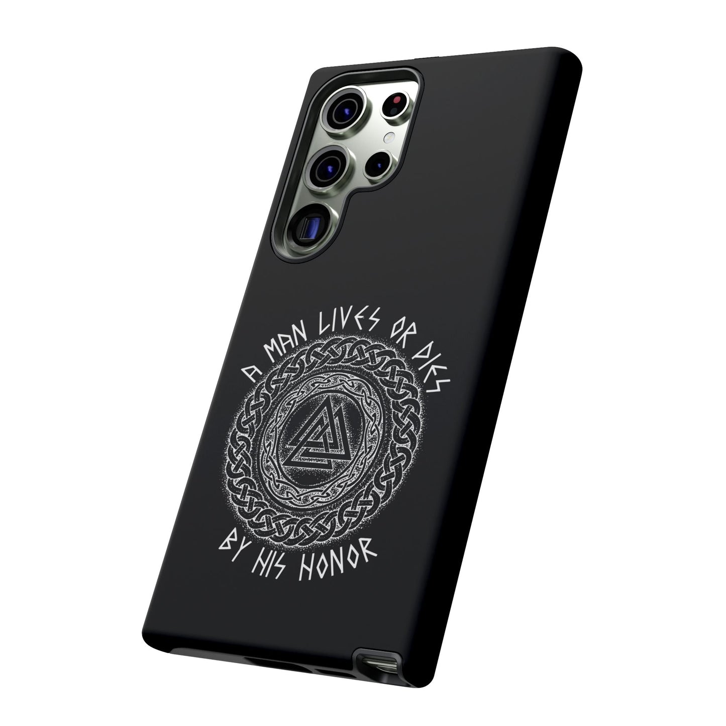 Viking Norse Knotwork Honor Hard Phone Case