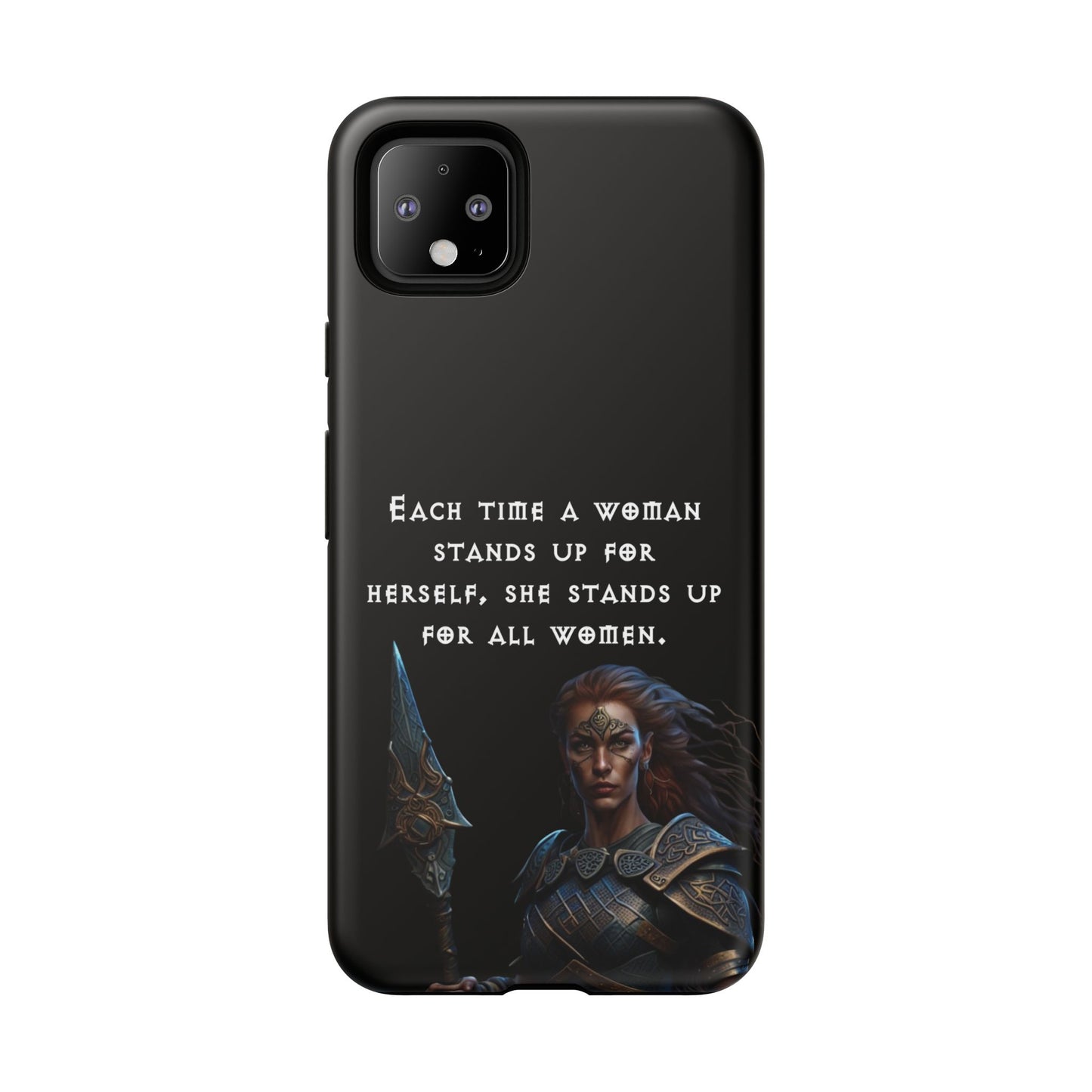 “Stand for All” – Shieldmaiden Warrior Tough Phone Case