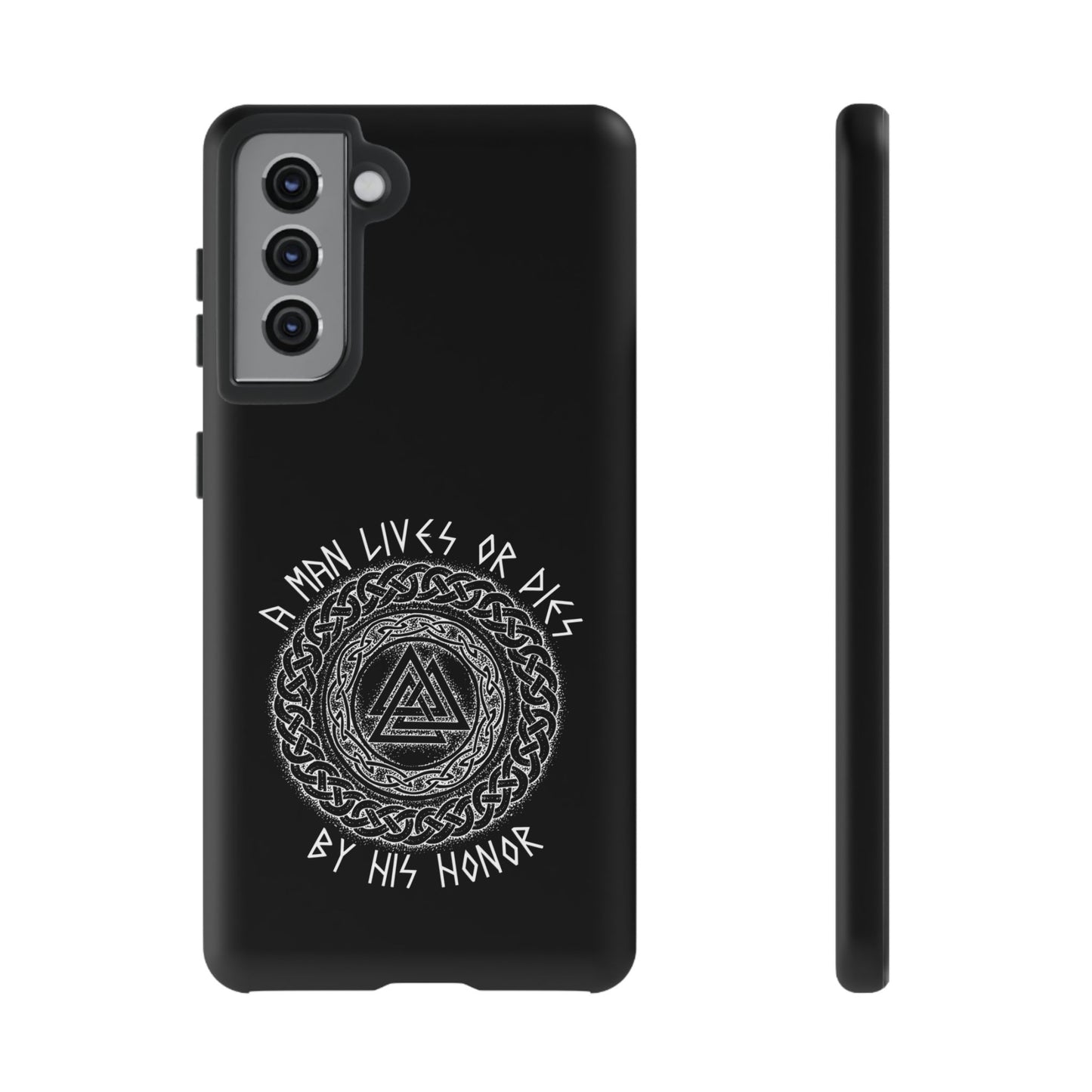 Viking Norse Knotwork Honor Hard Phone Case