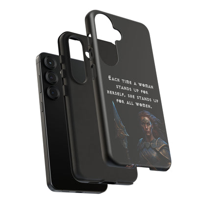 “Stand for All” – Shieldmaiden Warrior Tough Phone Case