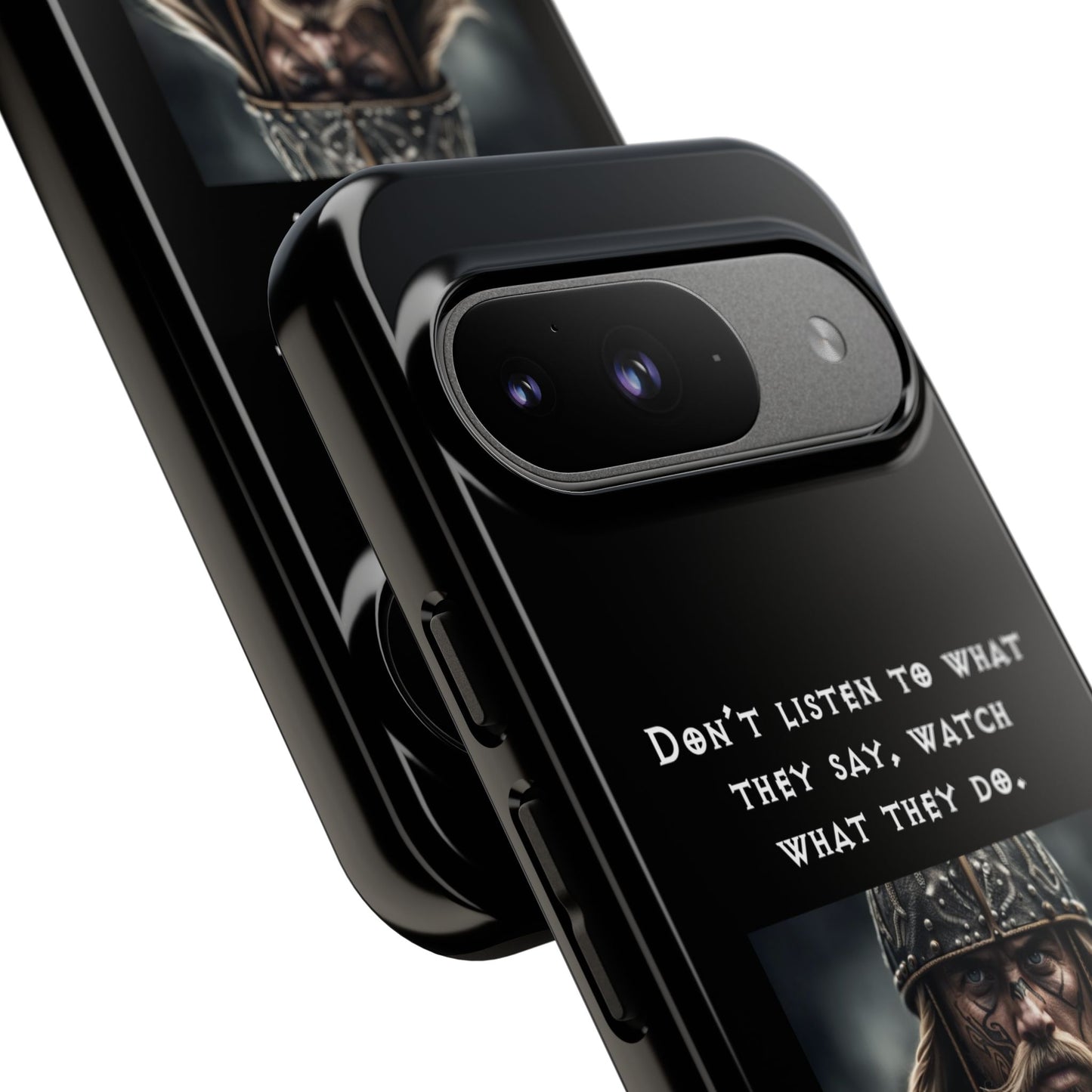 “Watch What They Do” – Viking Quote Tough Phone Case