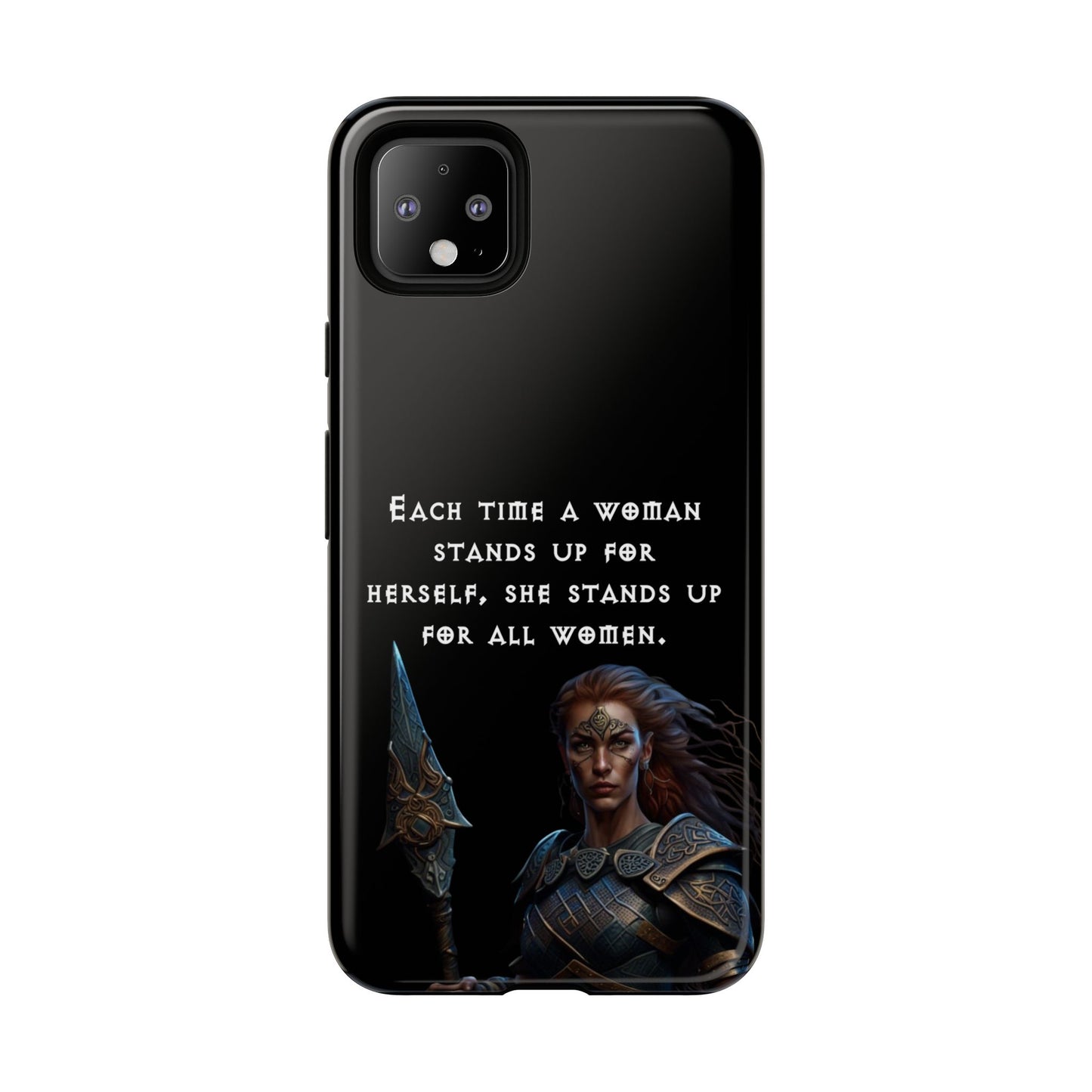 “Stand for All” – Shieldmaiden Warrior Tough Phone Case