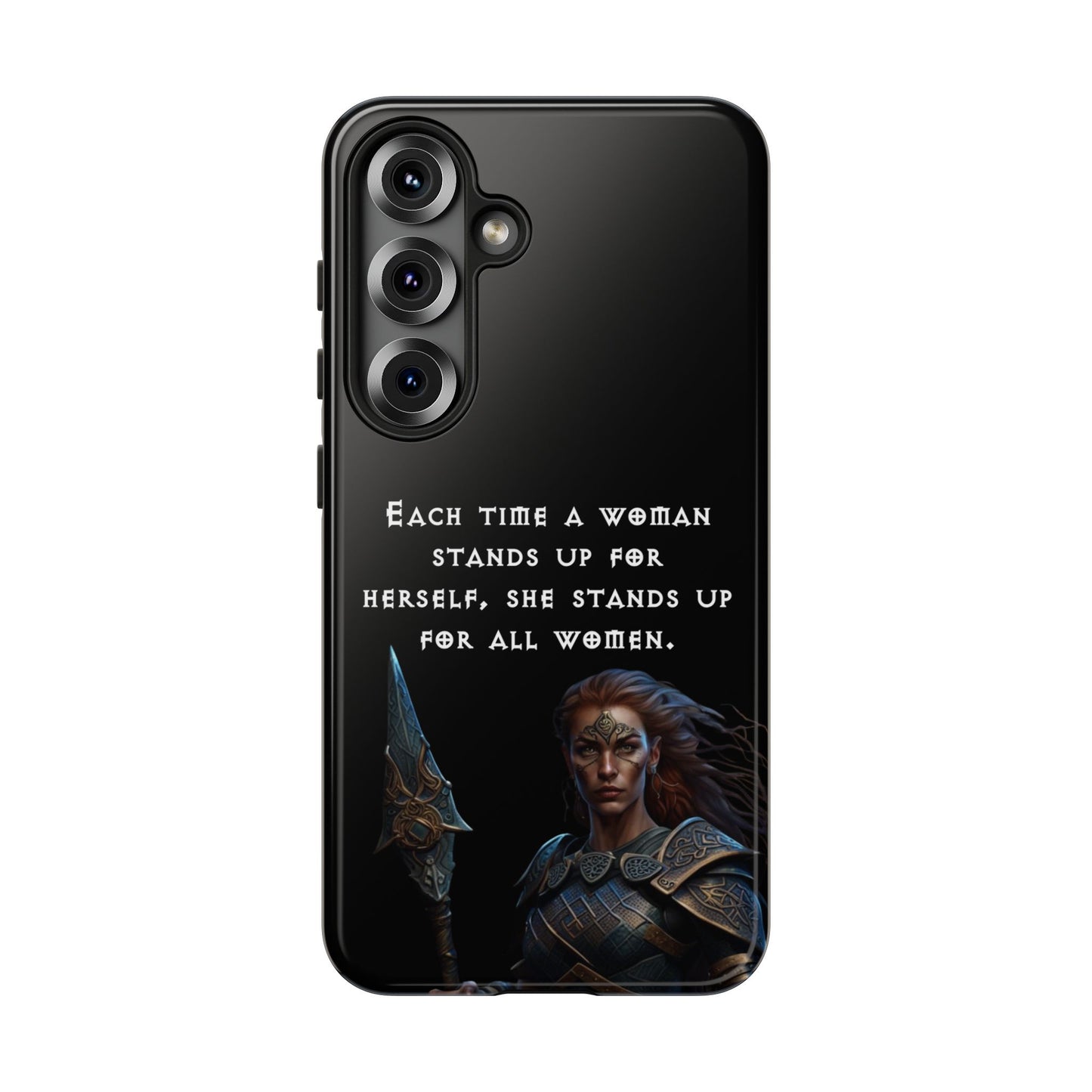 “Stand for All” – Shieldmaiden Warrior Tough Phone Case