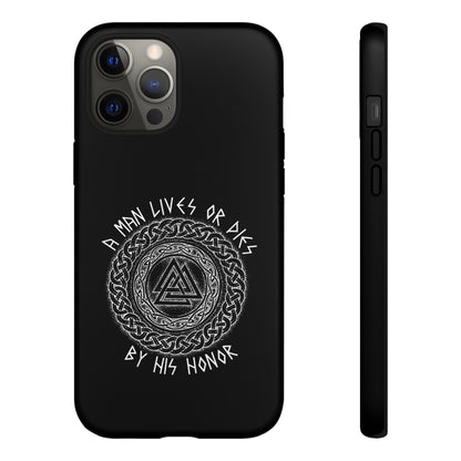 Viking Norse Knotwork Honor Hard Phone Case