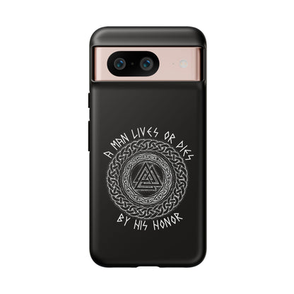 Viking Norse Knotwork Honor Hard Phone Case