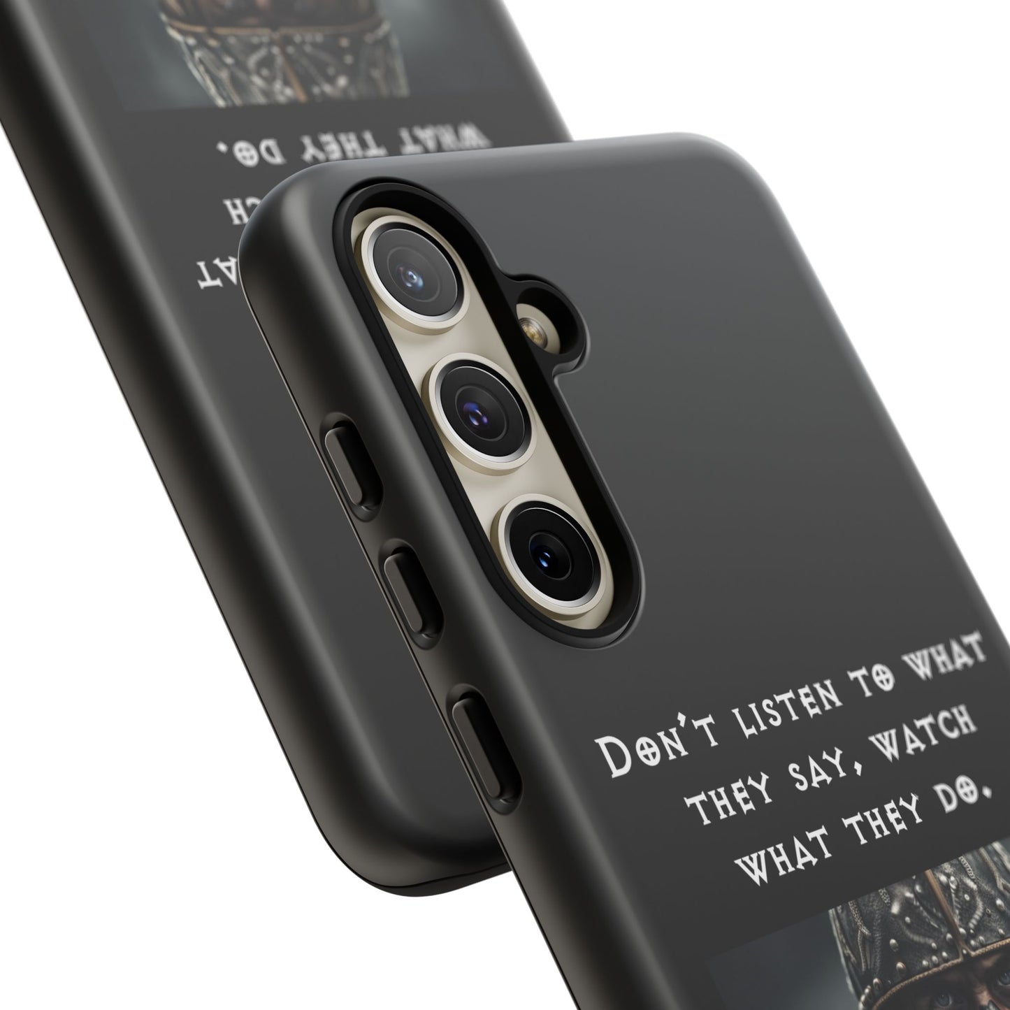“Watch What They Do” – Viking Quote Tough Phone Case