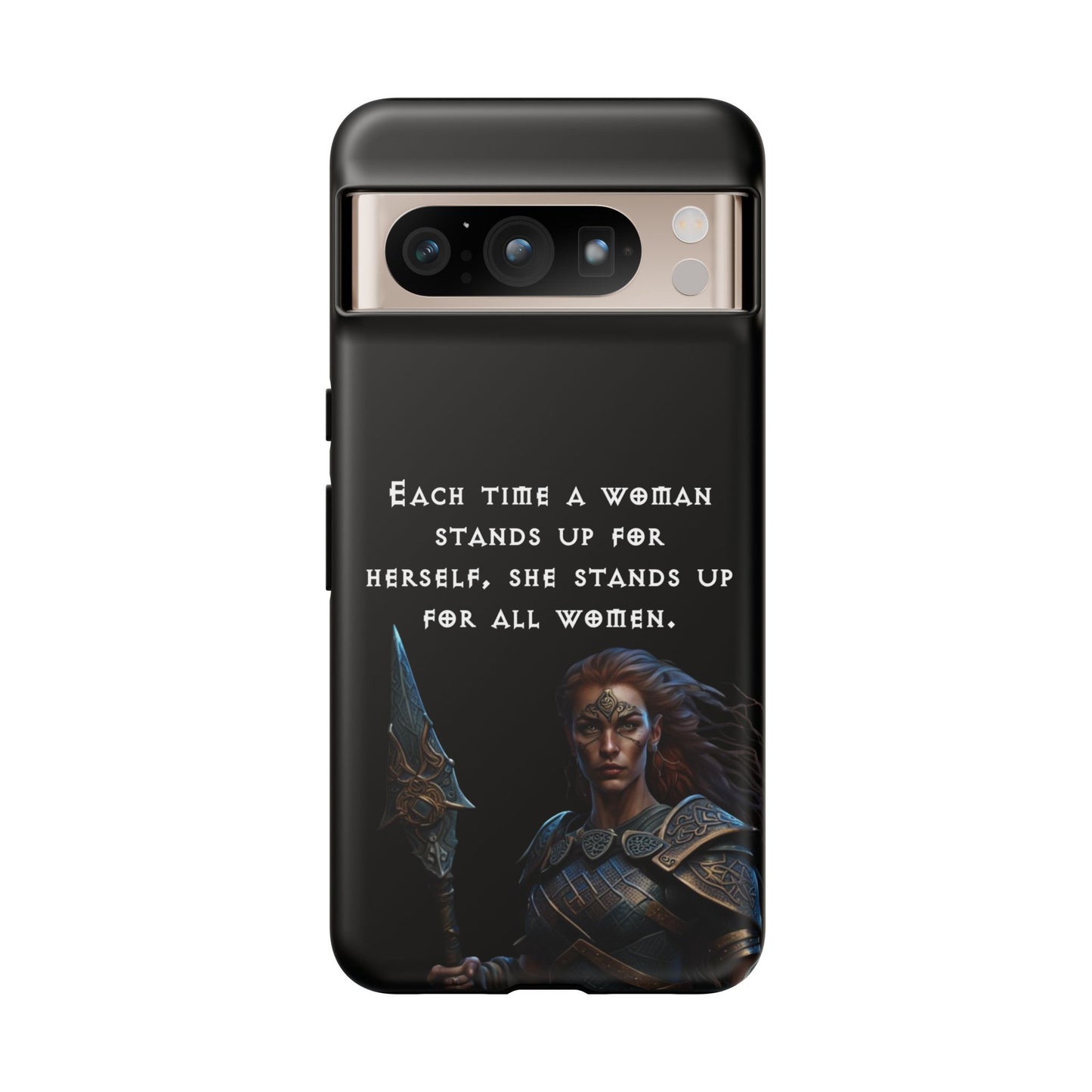 “Stand for All” – Shieldmaiden Warrior Tough Phone Case