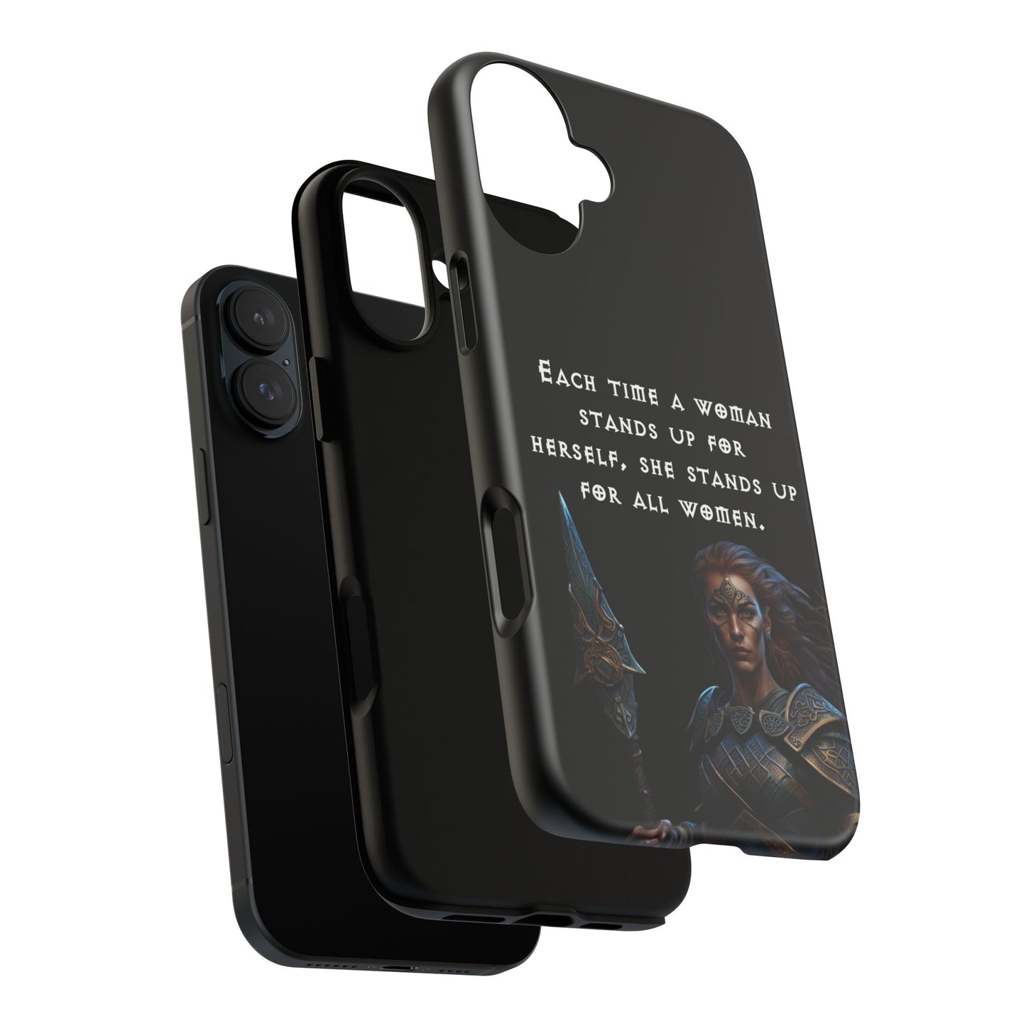 “Stand for All” – Shieldmaiden Warrior Tough Phone Case