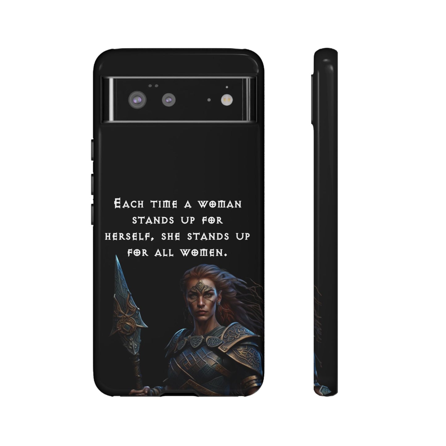 “Stand for All” – Shieldmaiden Warrior Tough Phone Case
