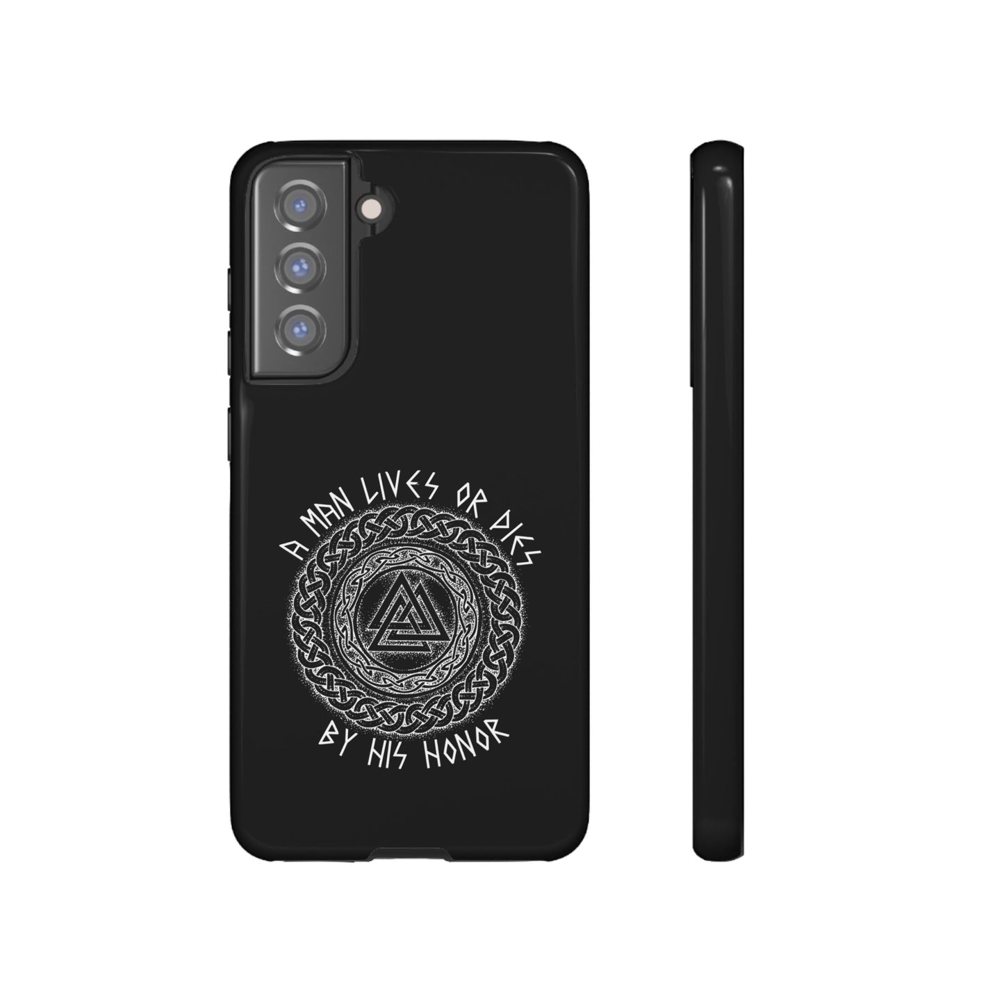 Viking Norse Knotwork Honor Hard Phone Case