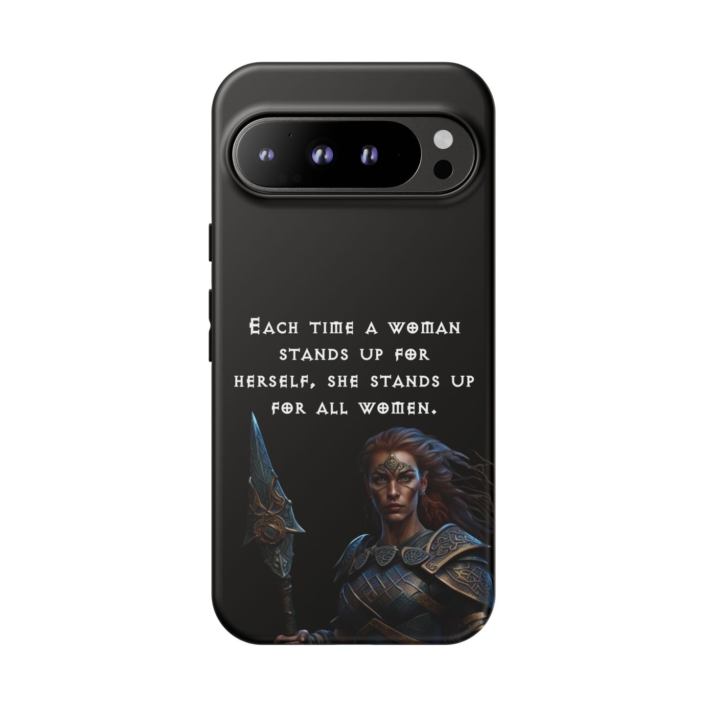 “Stand for All” – Shieldmaiden Warrior Tough Phone Case