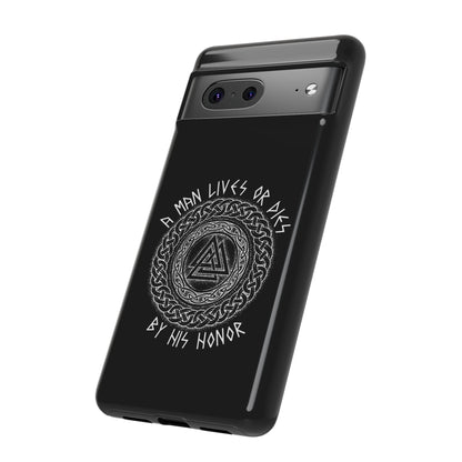 Viking Norse Knotwork Honor Hard Phone Case