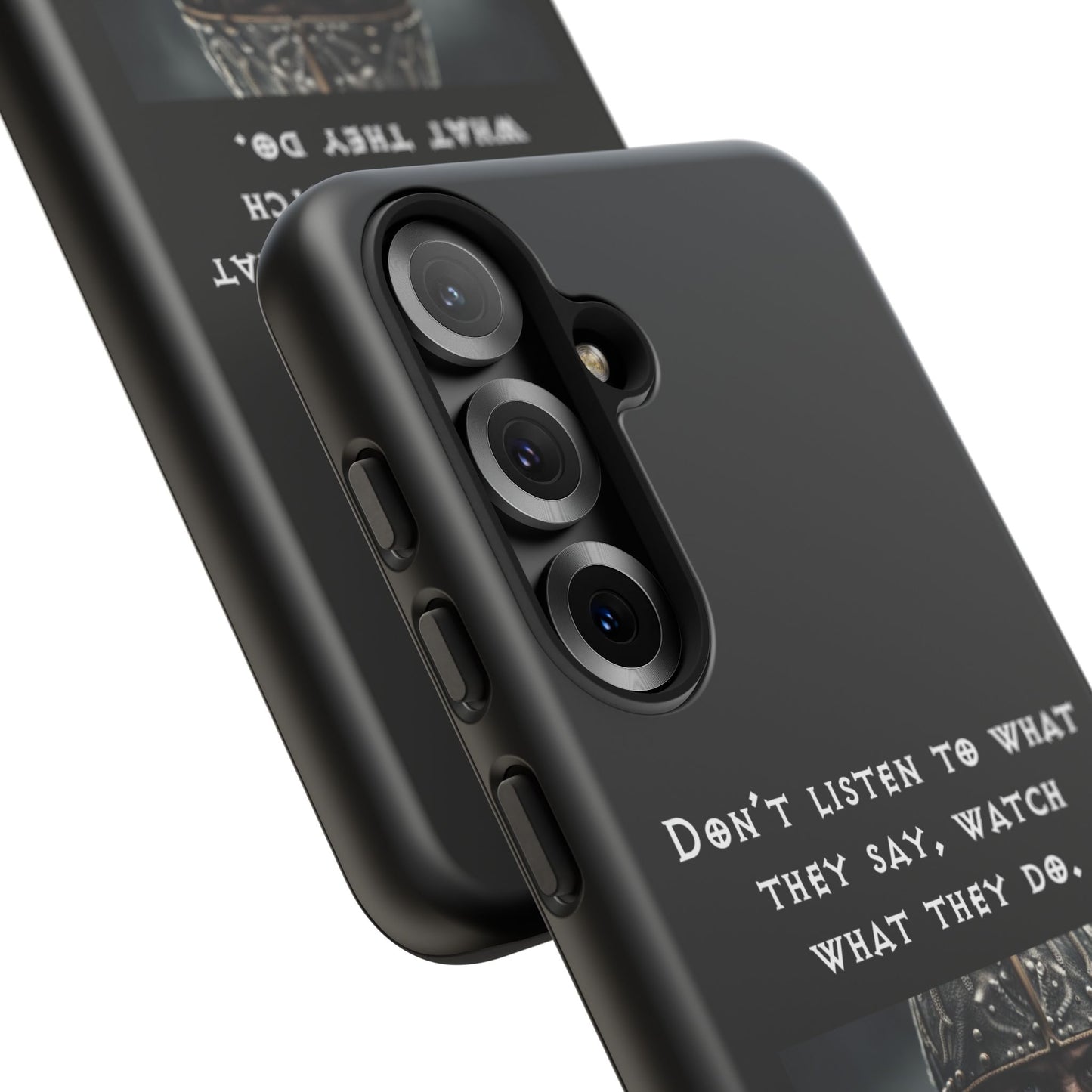 “Watch What They Do” – Viking Quote Tough Phone Case