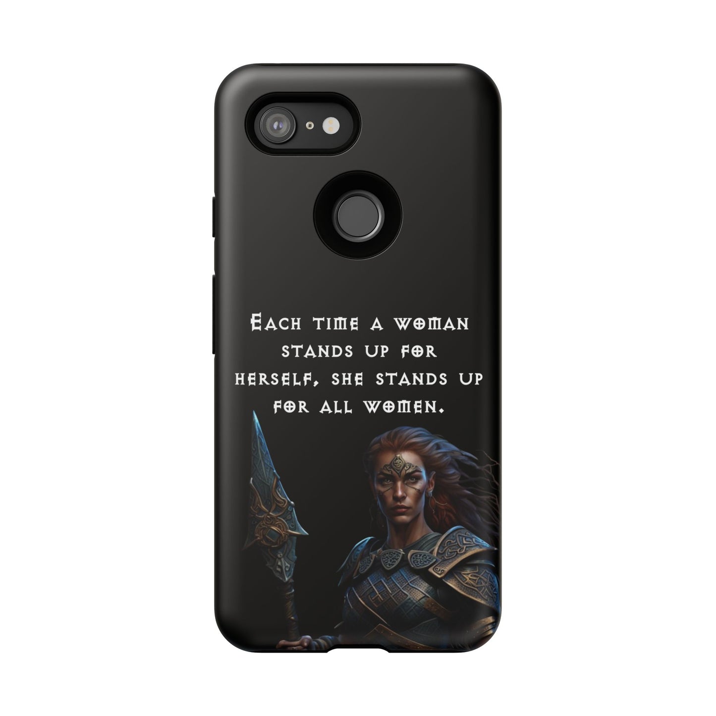 “Stand for All” – Shieldmaiden Warrior Tough Phone Case