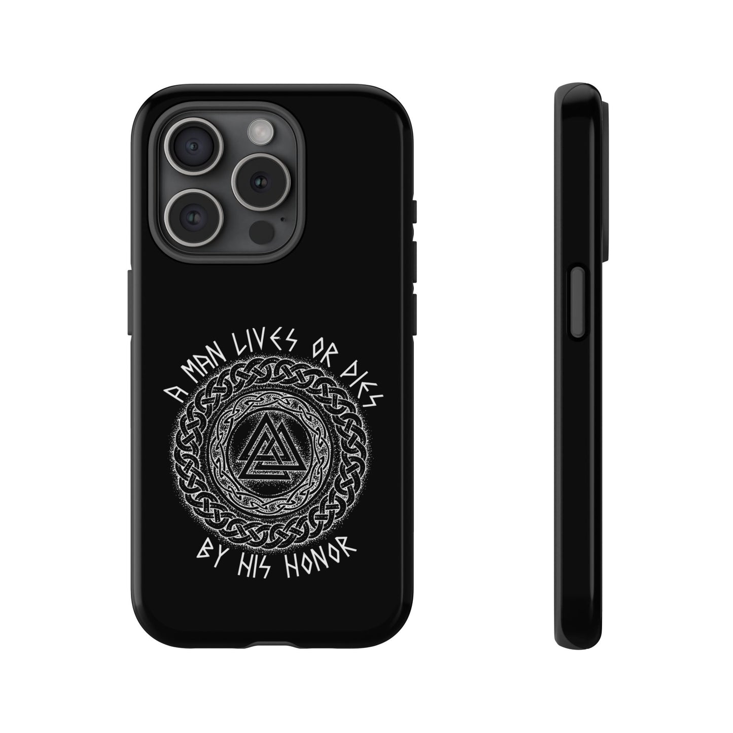 Viking Norse Knotwork Honor Hard Phone Case