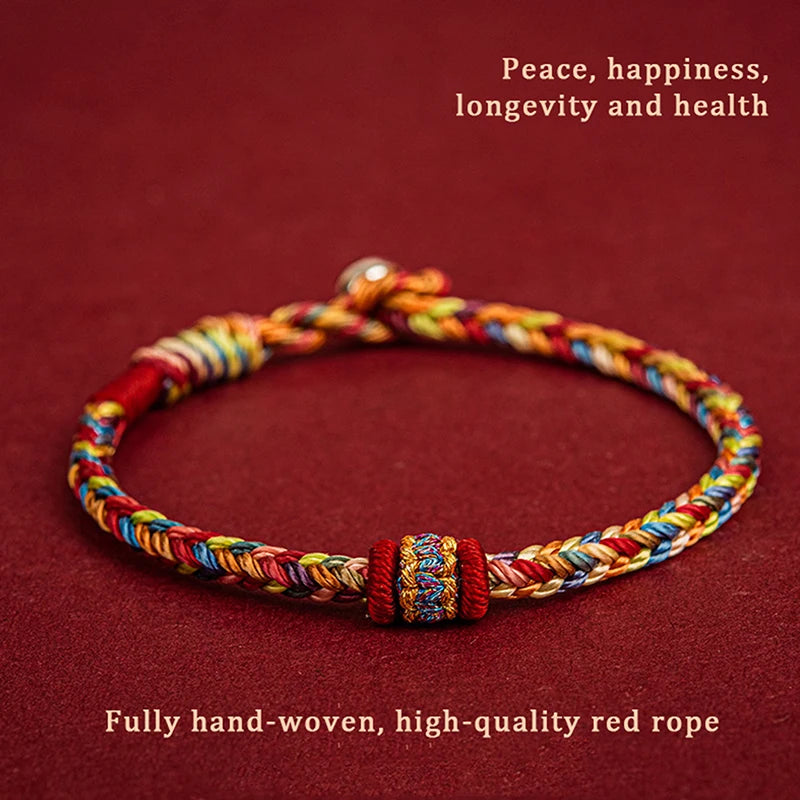 Handwoven Lucky Charm Tibetan Bracelet