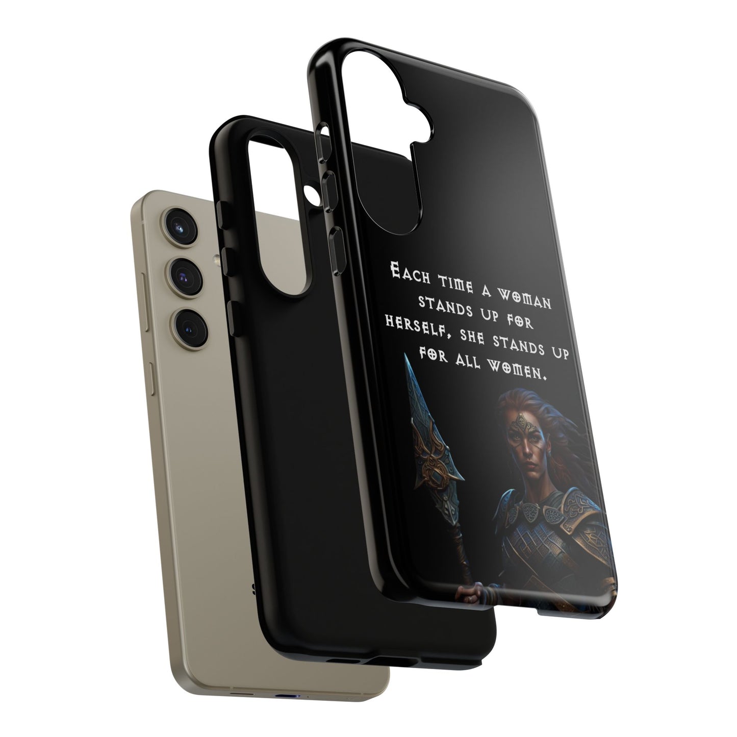 “Stand for All” – Shieldmaiden Warrior Tough Phone Case