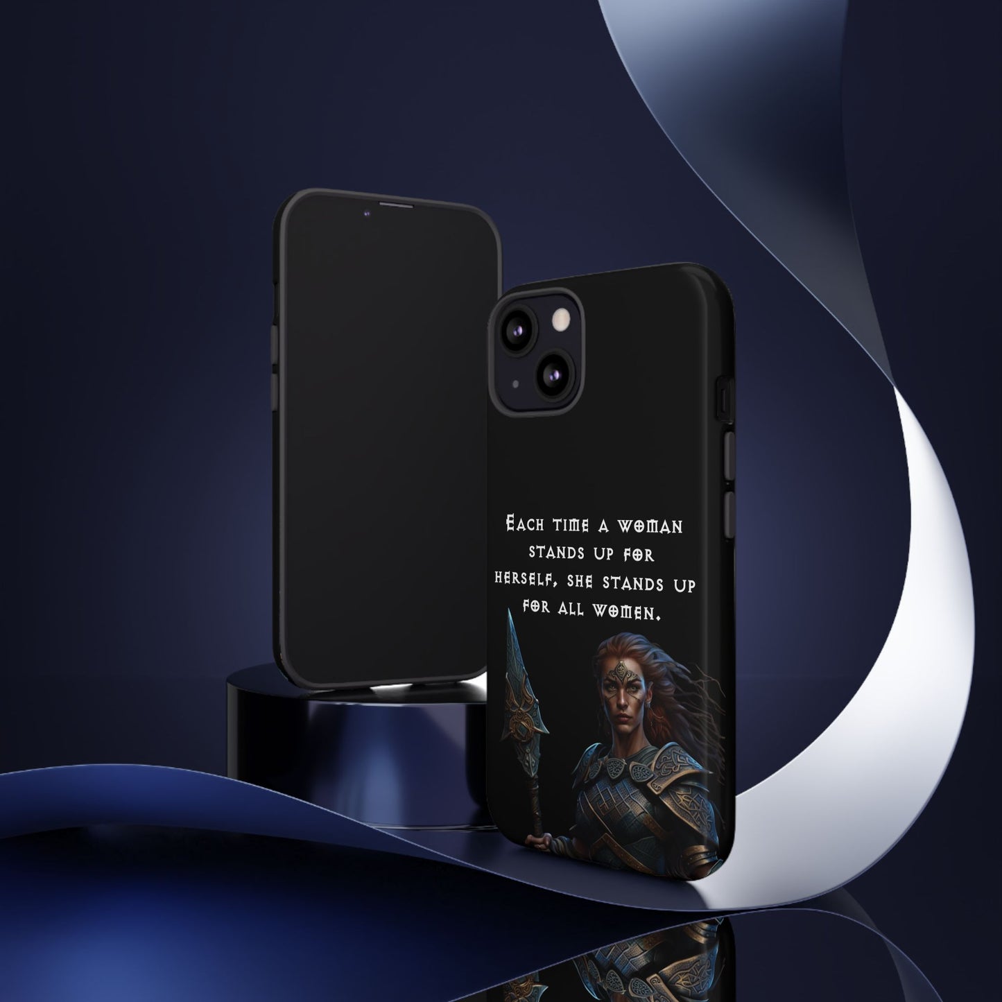 “Stand for All” – Shieldmaiden Warrior Tough Phone Case