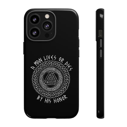 Viking Norse Knotwork Honor Hard Phone Case