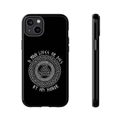 Viking Norse Knotwork Honor Hard Phone Case