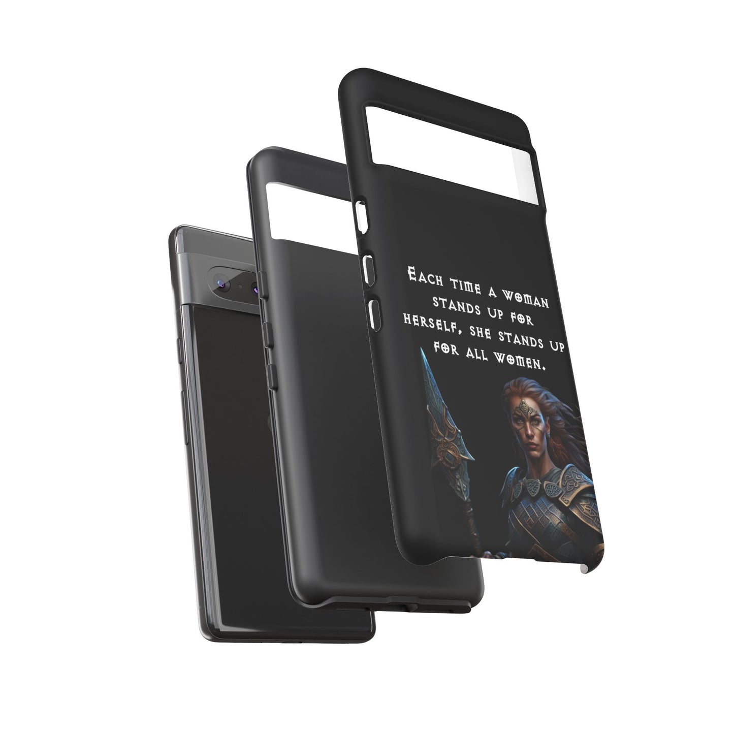 “Stand for All” – Shieldmaiden Warrior Tough Phone Case
