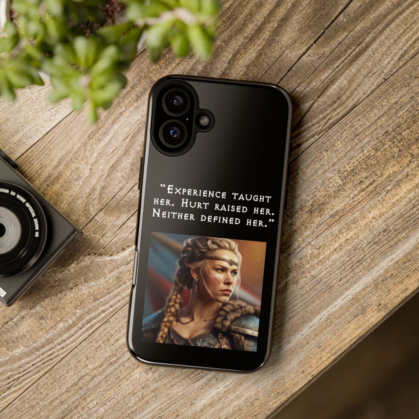 “Unbroken” – Shieldmaiden Strength Tough Phone Case