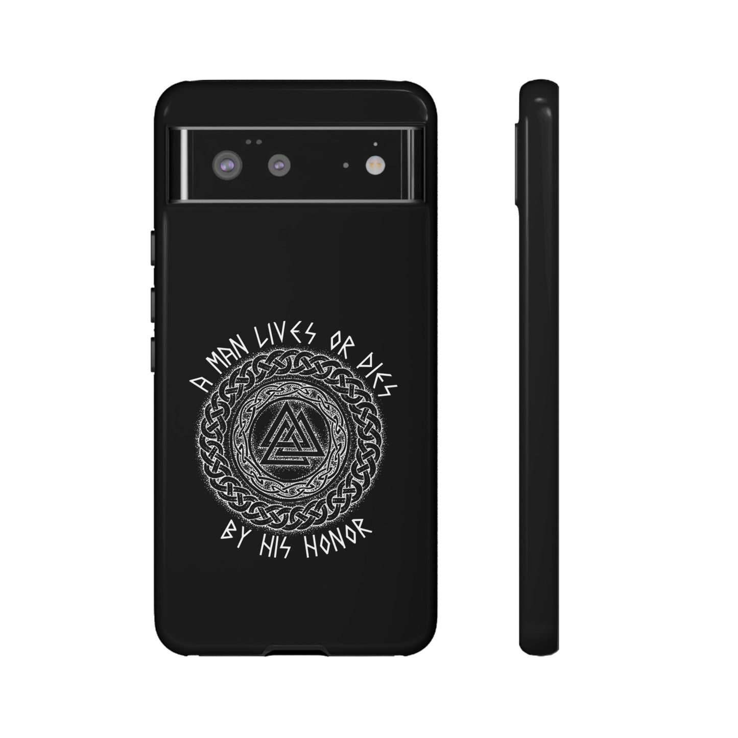 Viking Norse Knotwork Honor Hard Phone Case