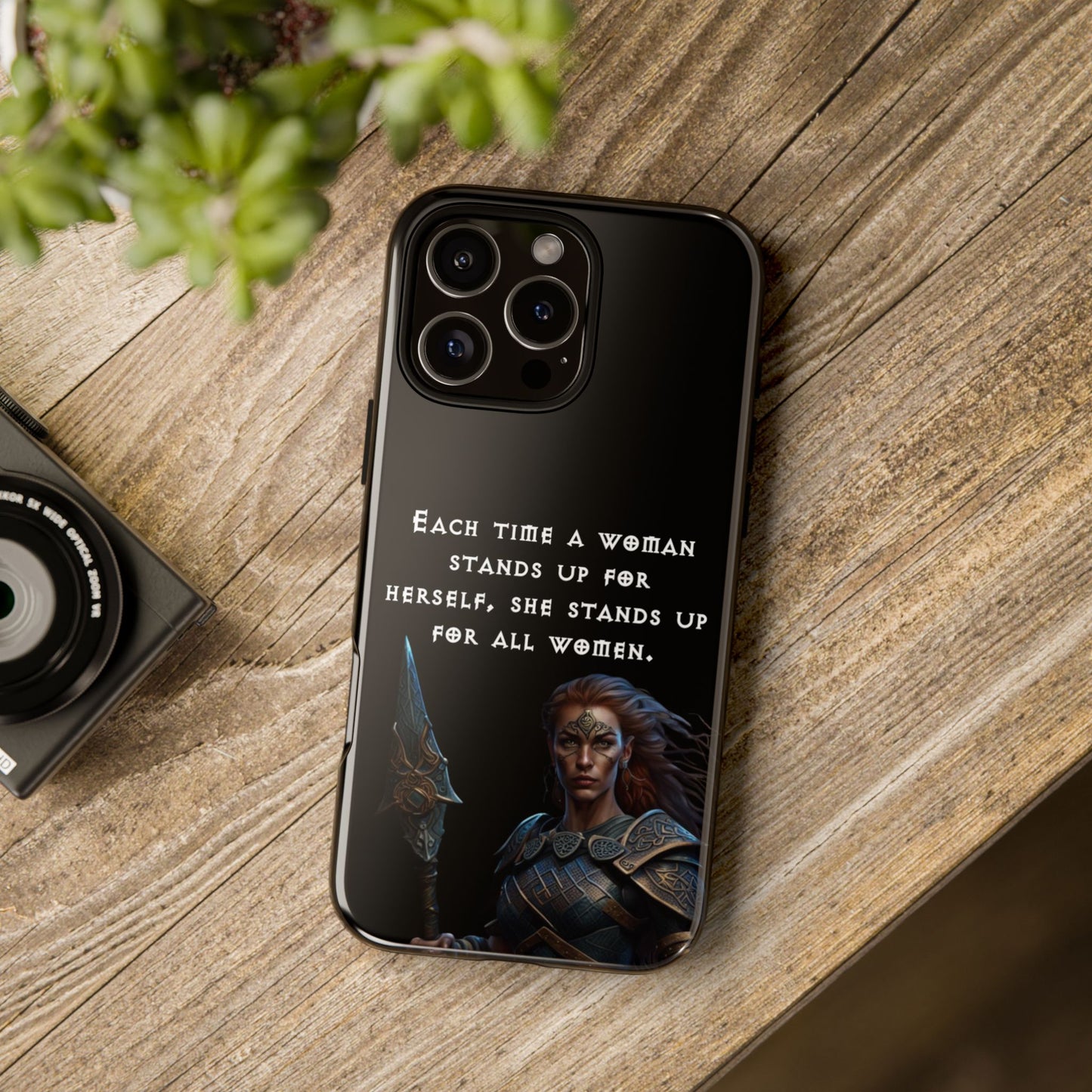 “Stand for All” – Shieldmaiden Warrior Tough Phone Case