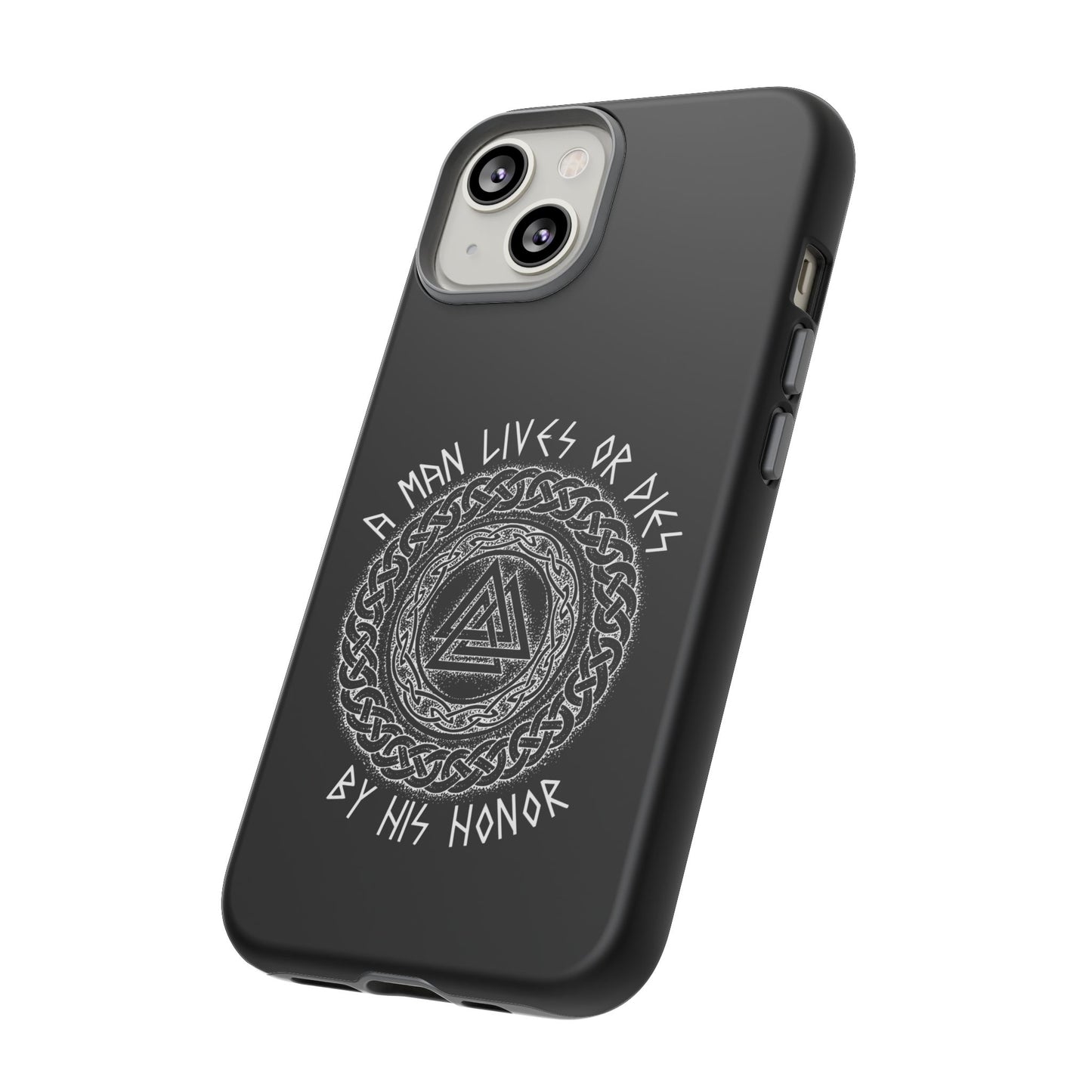 Viking Norse Knotwork Honor Hard Phone Case