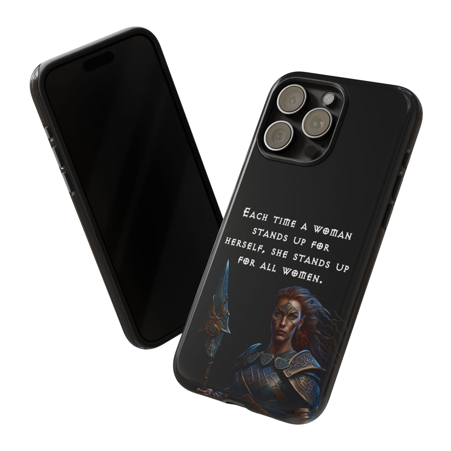 “Stand for All” – Shieldmaiden Warrior Tough Phone Case