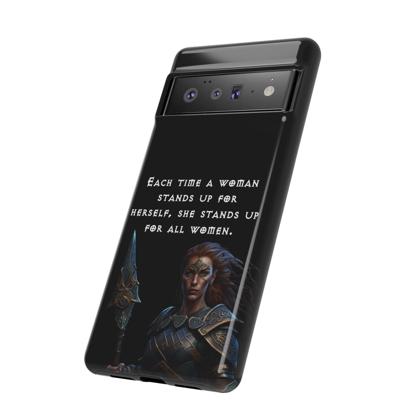 “Stand for All” – Shieldmaiden Warrior Tough Phone Case