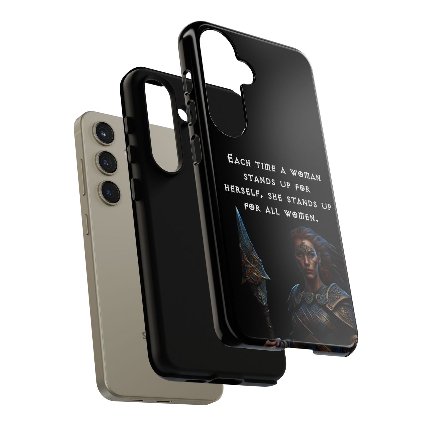 “Stand for All” – Shieldmaiden Warrior Tough Phone Case