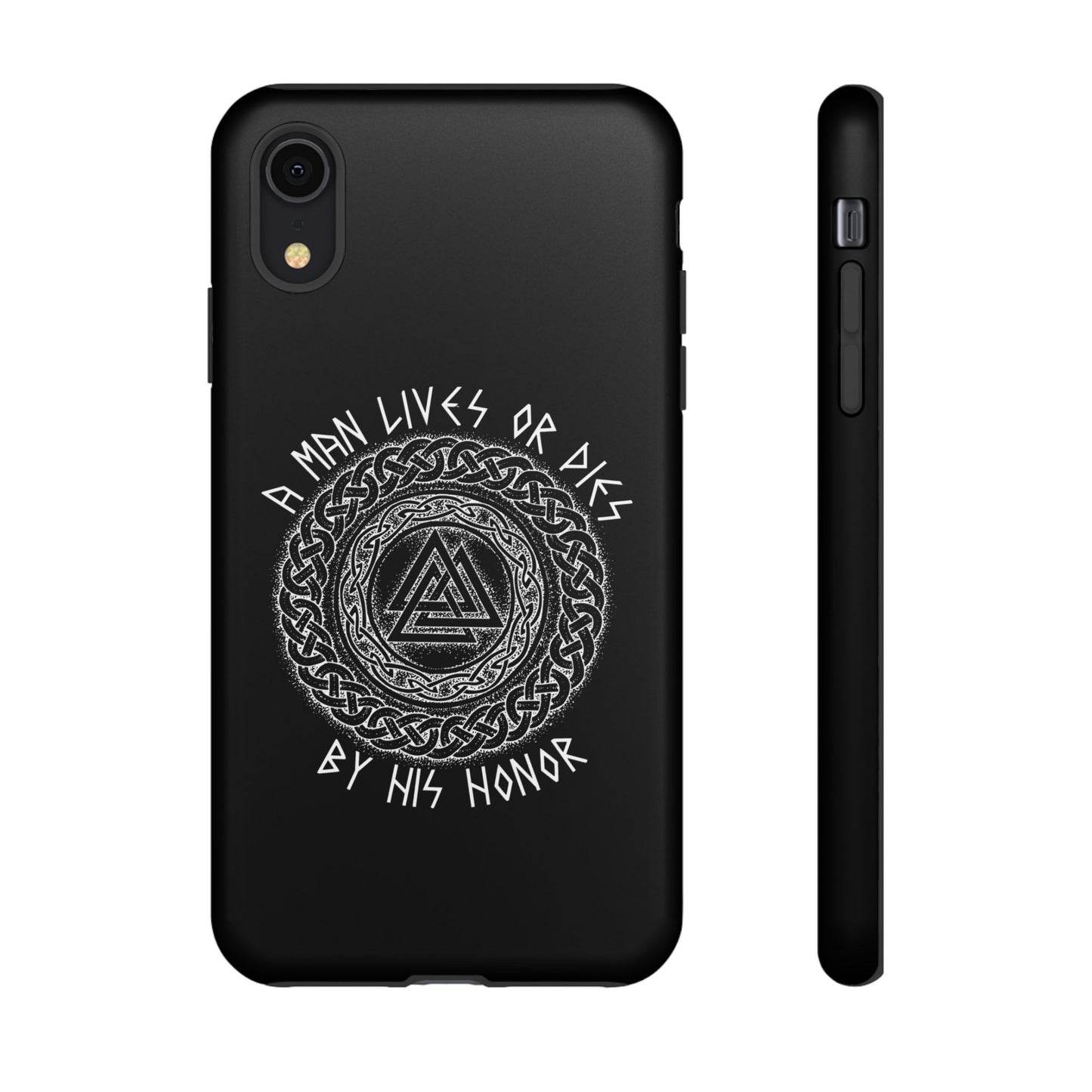 Viking Norse Knotwork Honor Hard Phone Case