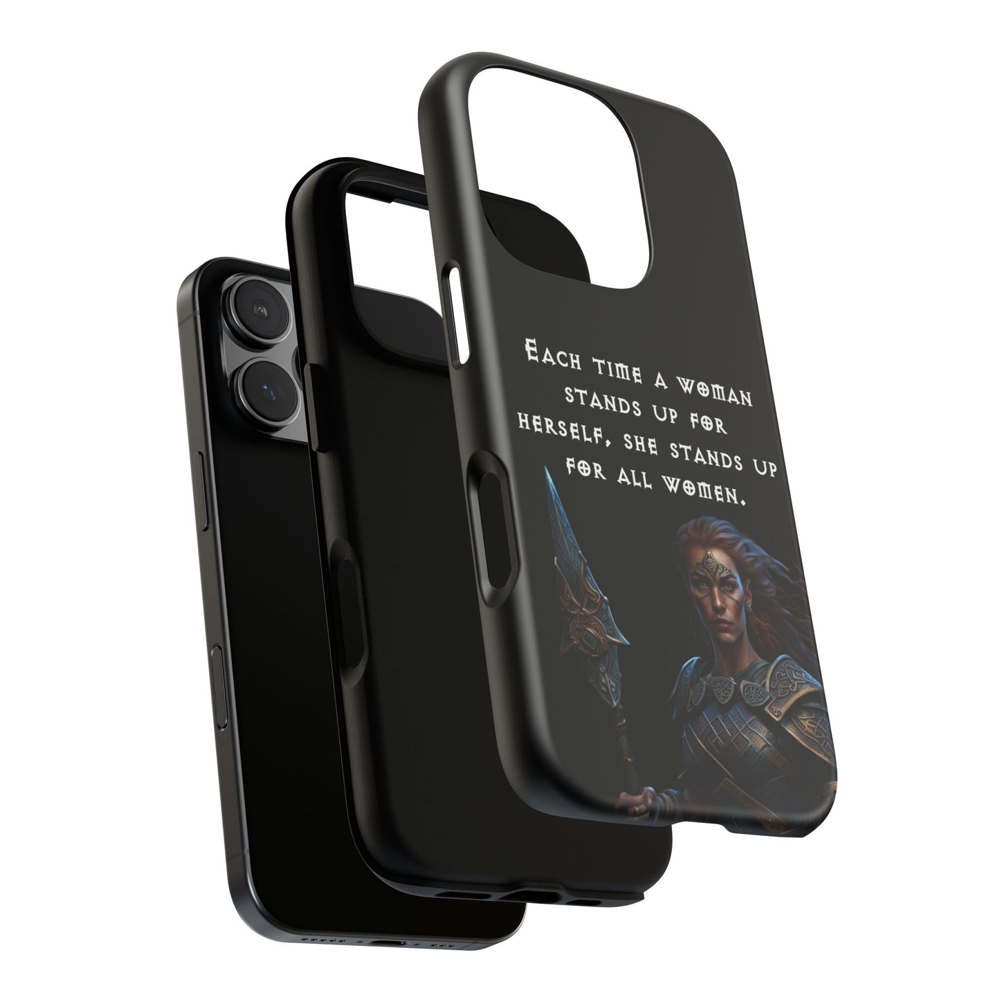 “Stand for All” – Shieldmaiden Warrior Tough Phone Case