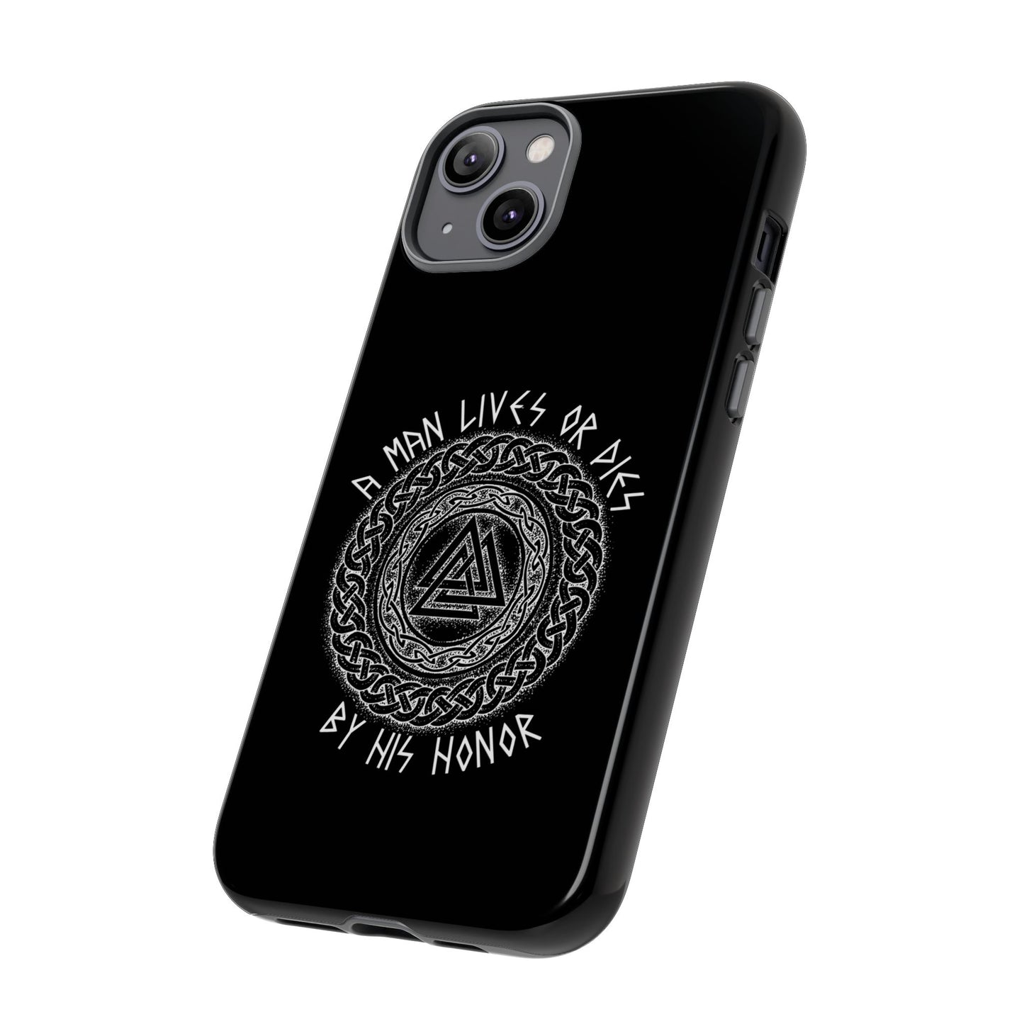 Viking Norse Knotwork Honor Hard Phone Case