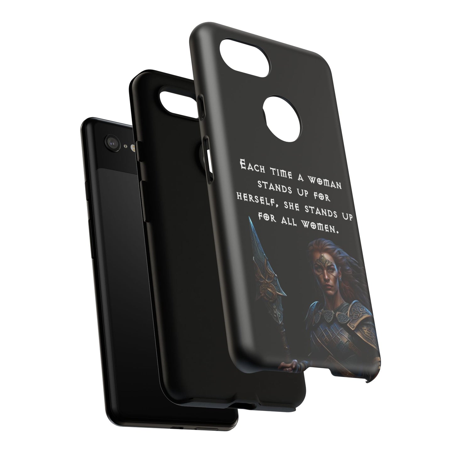 “Stand for All” – Shieldmaiden Warrior Tough Phone Case