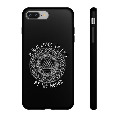 Viking Norse Knotwork Honor Hard Phone Case