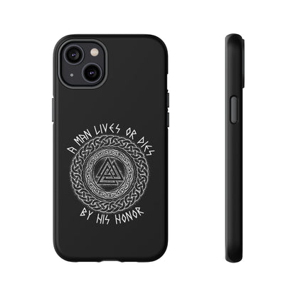 Viking Norse Knotwork Honor Hard Phone Case