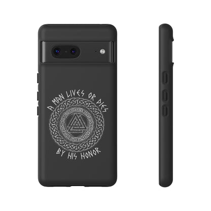 Viking Norse Knotwork Honor Hard Phone Case