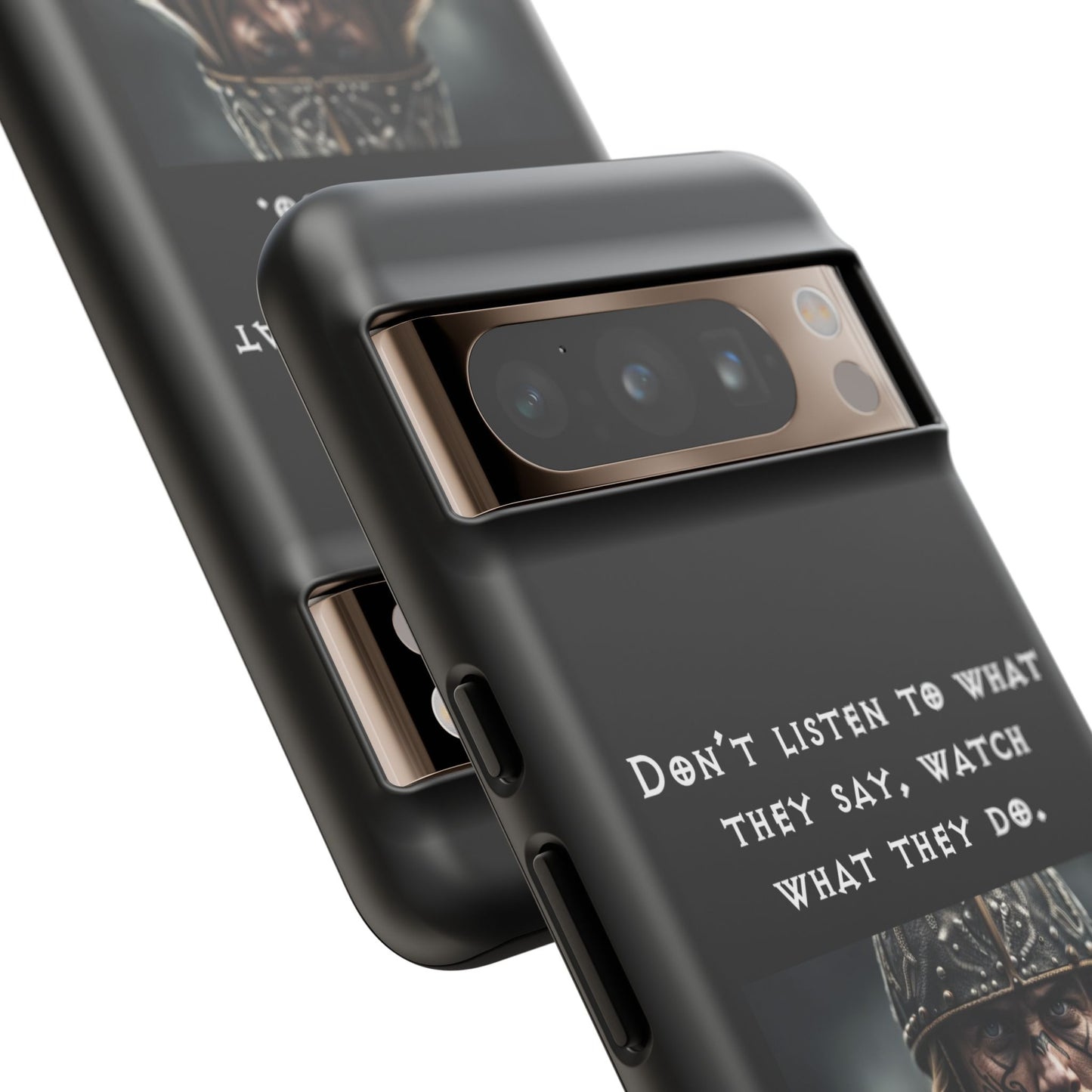 “Watch What They Do” – Viking Quote Tough Phone Case