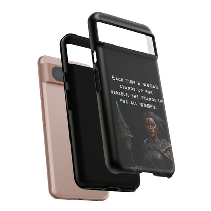 “Stand for All” – Shieldmaiden Warrior Tough Phone Case
