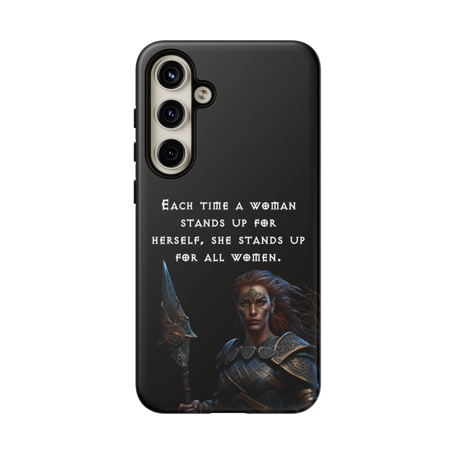 “Stand for All” – Shieldmaiden Warrior Tough Phone Case