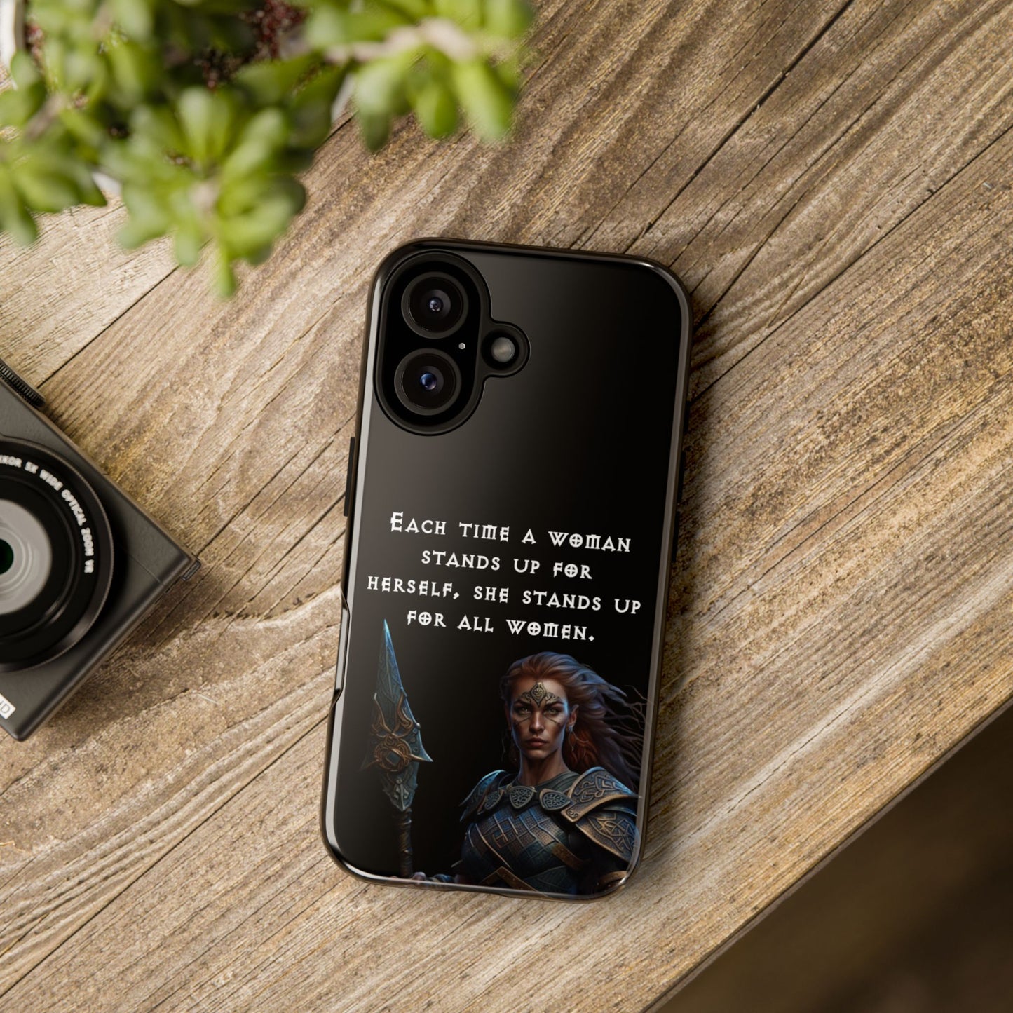 “Stand for All” – Shieldmaiden Warrior Tough Phone Case