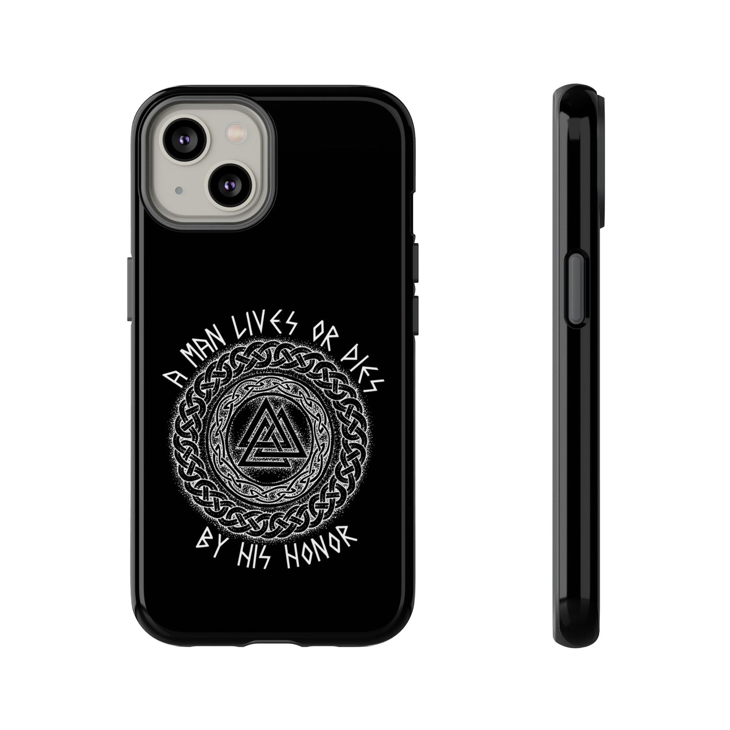 Viking Norse Knotwork Honor Hard Phone Case