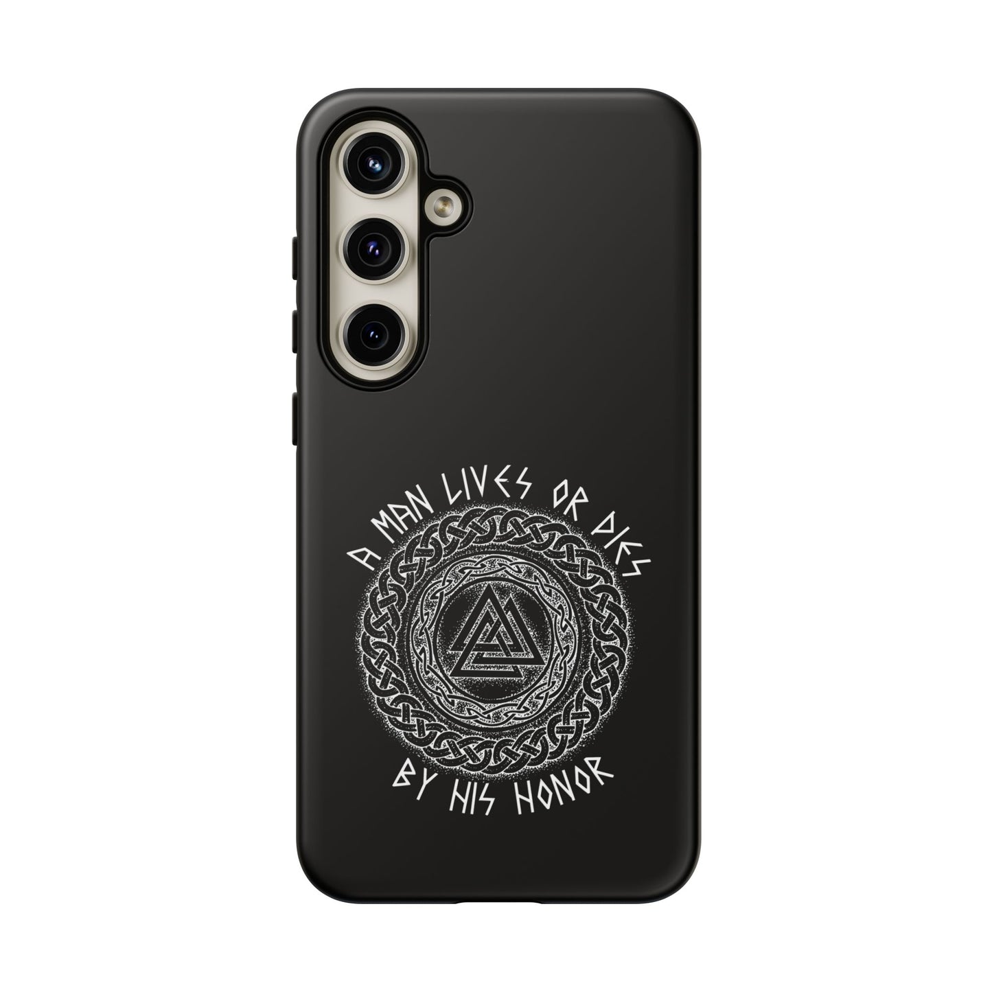 Viking Norse Knotwork Honor Hard Phone Case