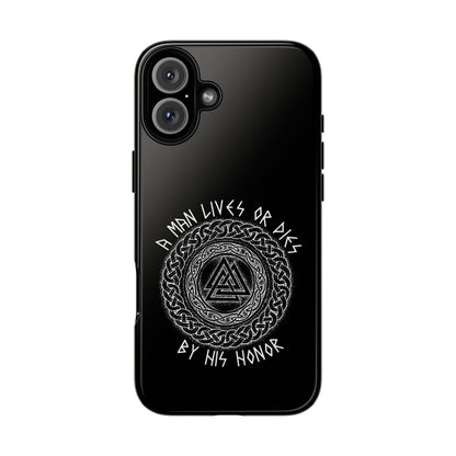 Viking Norse Knotwork Honor Hard Phone Case